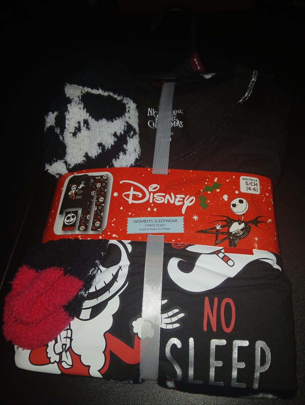 Nightmare Before Christmas Womens Pajama Set - S(4-6)